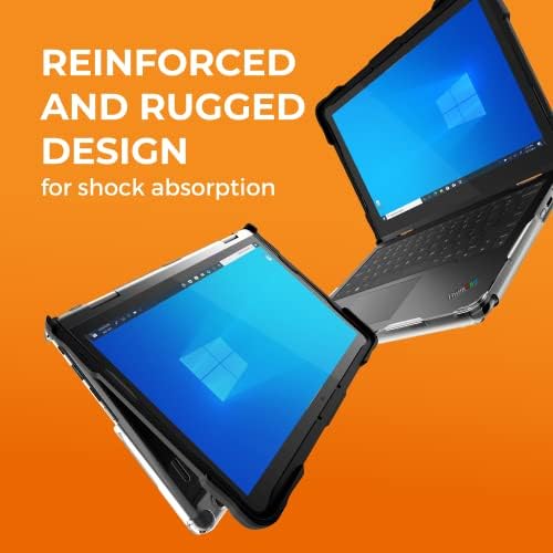 O caso Gumdrop Slimtech se encaixa no ThinkPad 11e Yoga. Projetado para alunos do ensino fundamental