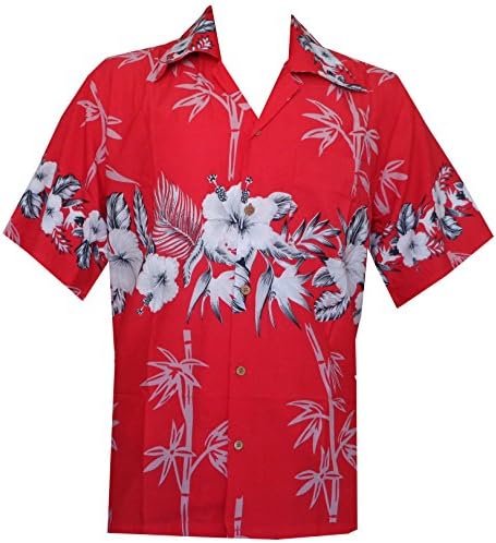 Camisas havaianas alvish mens aloha praia parque de férias acampamento casual manga curta