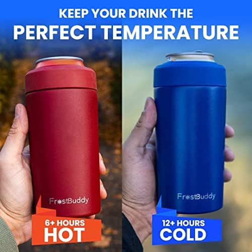 Frost Buddy Universal CAN mais refrigerado - NCAA colegiada oficialmente licenciada - lata de aço inoxidável mais refrigerado por