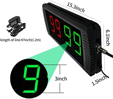 Gan Xin Scoreboard eletrônico com placar digital remoto e portátil para jogos Vôlei/basquete/futebol/ping pong/badminton 1-99, goleiro de pontuação