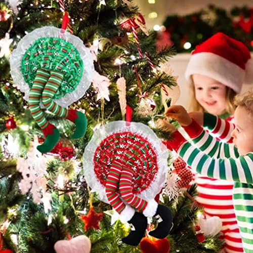 Decorações de natividade do quintal Declações de Natal Pontos pendurados Ornamentos de Natal Thief Wreath Holiday Holida