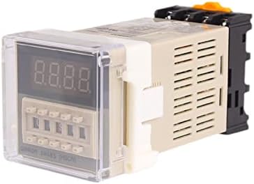 Fehauk DH48S-S 0,1S-990H AC 110V 220V DC 12V 24V Ciclo de repetição SPDT Switch de tempo programável Timer Relé com