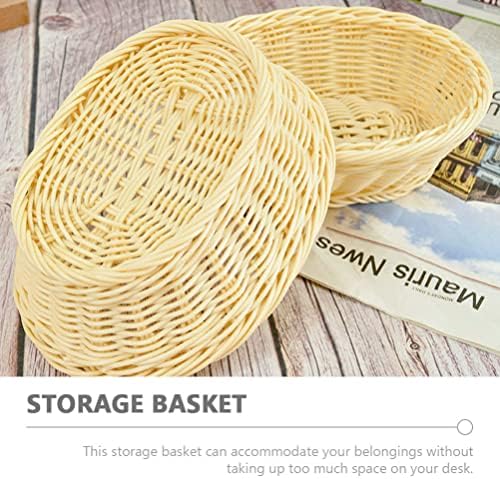 Cestas de pães tecidos de abaodam, cestas de frutas que servem suportes para vegetais, casa, cozinha, restaurante, cesta