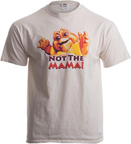 Não a mamãe! Camiseta unissex / camisa de tributo à TV de dinossauros dos anos 90