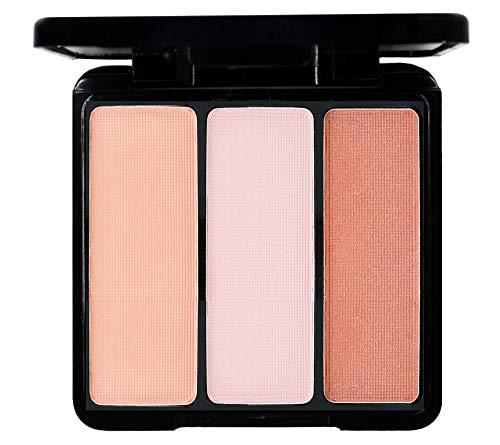 Eve Pearl Blush Trio Blush Paleta Longa Maquiagem de Skincare Durizante e Dual 204 Fan Highlighter Hypoalergenic Confir