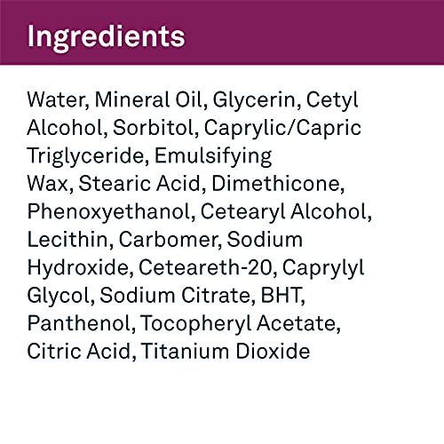 Loção hidratante da terapia avançada da Lubriderm com vitaminas E e B5, hidratação profunda para pele seca extra, fórmula