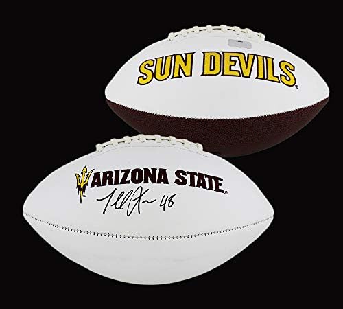 Terrell Suggs autografou/assinado Arizona Sun Devils bordou o futebol da NCAA