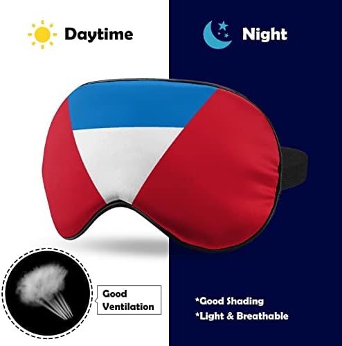 Antígua e Barbuda Sinaliza máscara macia máscara de olho de olho sombra eficaz conforto máscara de sono com cinta ajustável elástica