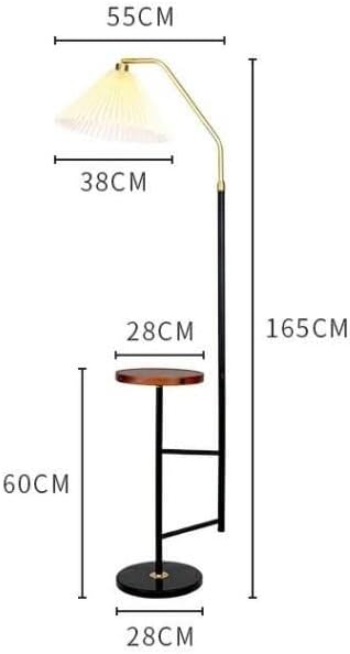 Slnfxc Compre a mesa de chá LED de piso da sala de estar da sala de estar da cama nórdica lâmpada de mesa vertical de piso