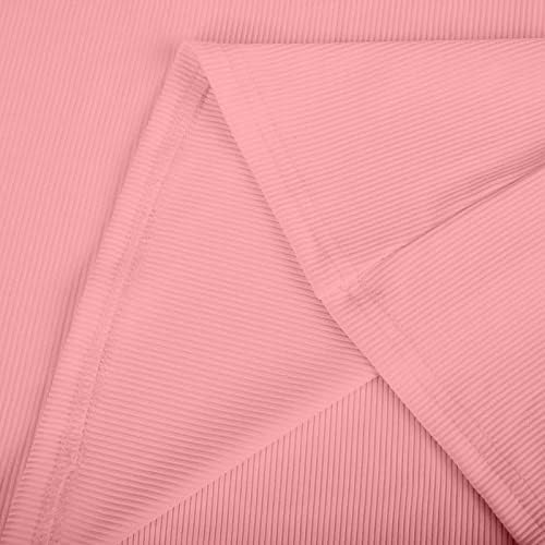 Pink Ladies Button Up Camisetas de manga curta Bustier Tees Mergulhando decote de decote de decote túnicas lisadas camisetas