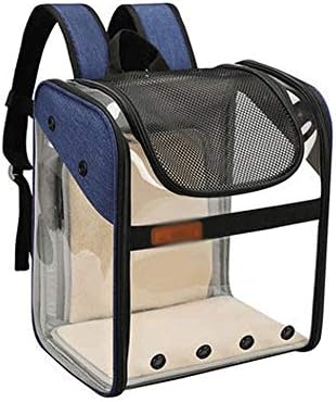 N/A Backpack portátil de viagem de estimação de animais de estimação, design de espuma da cápsula espacial e mochila de bolsa à prova