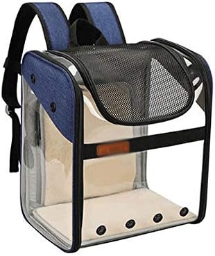 N/A Backpack portátil de viagem de estimação de animais de estimação, design de espuma da cápsula espacial e mochila de bolsa à prova d'água de cachorro