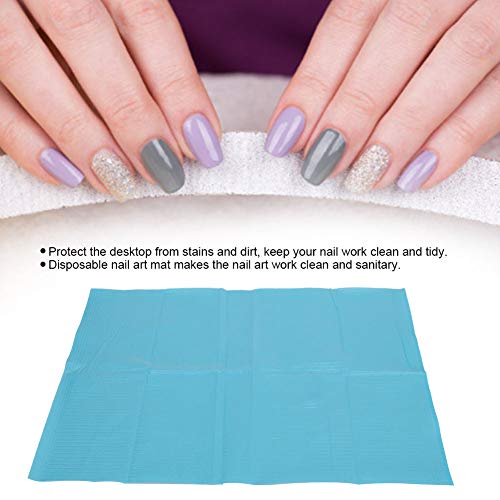 Manicure Hand Pad 125pcs, Tabela de unhas descartáveis ​​tapete de mão impermeável Pad Manicure Ferramenta de manicure