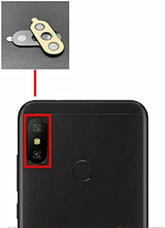 Substituição durável da câmera traseira traseira lente de vidro com fita para Xiaomi Mi A2 Lite