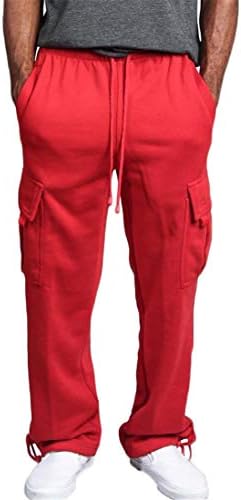 Andongnywell Men's Cargo Jogger Workout Sortpants Sorra de calças casuais da cintura elástica calças de cordão