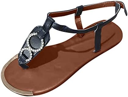 Sandálias de flop masbird flop para mulheres, sandálias de cristal de verão feminino chinelos de chinelos casuais na praia sandália romana de praia