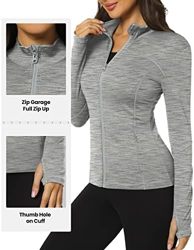 Jackets de treino de pele de cor de cores para mulheres com jaqueta de pista de corrida atlética completa com bolsos de ioga