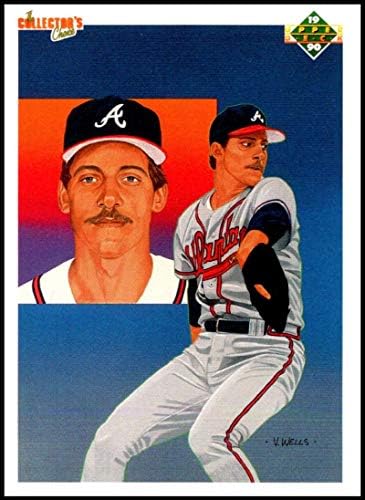 1990 Upper Deck 84 John Smoltz NM-MT Atlanta Braves oficialmente licenciado MLB Baseball Trading Card