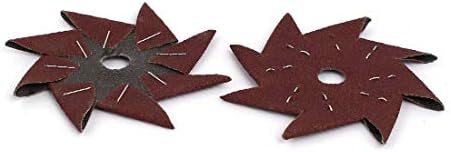 Novo LON0167 100 GRITES apresentados com lenha abrasiva octogonal de 4 em forma de pin -roda