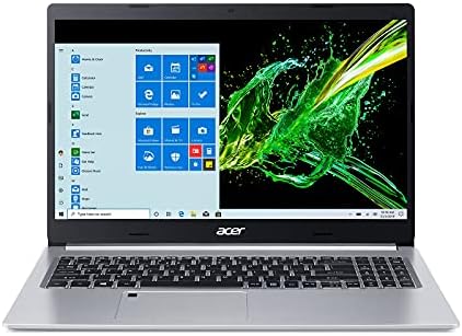 ACER Aspire 5 A515-55-56VK, Display Full HD IPS Full Full, 10ª geração Intel Core i5-1035G1, 8 GB DDR4, 256 GB NVME SSD, Intel WIFI sem fio 6 Ax201, leitor de impressão digital, keyboard de backlit, Windows 10 HOME