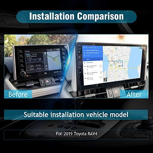 Sygav Android 11 Rádio estéreo para 2019 2020 Toyota Rav4 GPS Navigation Head Unit com CarPlay Android Auto