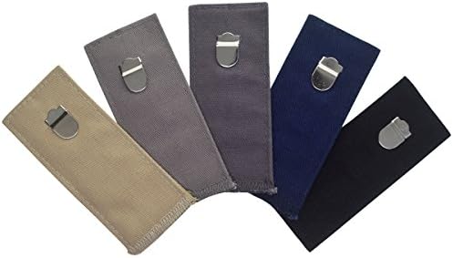 Extensores de cintura de calça de 5pcs com extensor de cintura de gancho de metal conjunto para calças, jeans, calças e saias