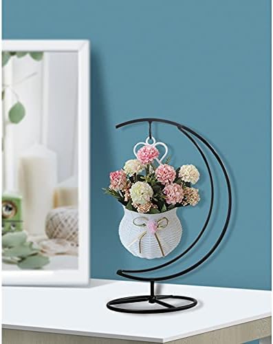 YY Ano Ornamento de Ano Display Stand Stand Home Wedding Decoration Rack para pendurar Globe Globe Air Plant Flower Stand Iron Pot Hook Stand Terrarium Witch Ball