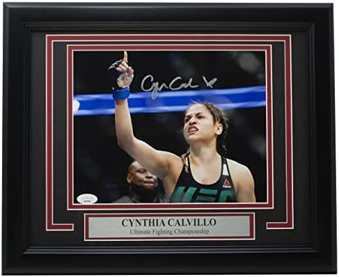 Cynthia Calvillo assinado emoldurado 8x10 UFC Photo JSA - Fotos autografadas do UFC