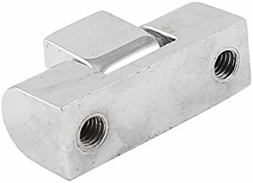 Aexit Silver Tone Roupas Cabides cromados Caixa de equipamentos de porta de porta de máquinas de dobradiças cabides de roupas infantis de 4,4 cm de comprimento