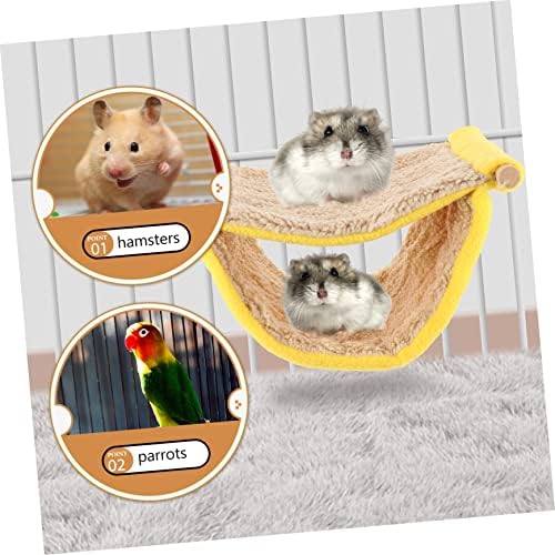 IPETBOOM Ferret Hammock 4pcs Pequena tenda confortável Chinchila decorativa de brinquedo Casamento de pássaro Remopela Hammock House House Lovel