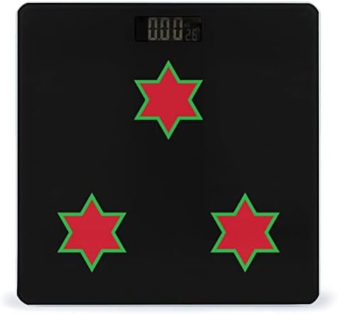 Burundi Flag Logo Scale de peso Smart Digital Scale Banheiro escala para quarto de casa