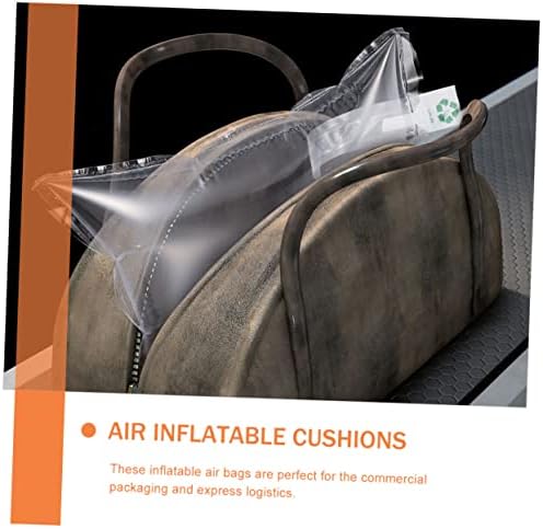 Hemotão 50pcs para embalagem Bolsa de enchimento Pillow Airplane Pillow Sacos de embrulho transparentes de ar travesseiros de ar para embalagem de ar inflável Almofadas de ar para entrega Airbags de almofadas de ar