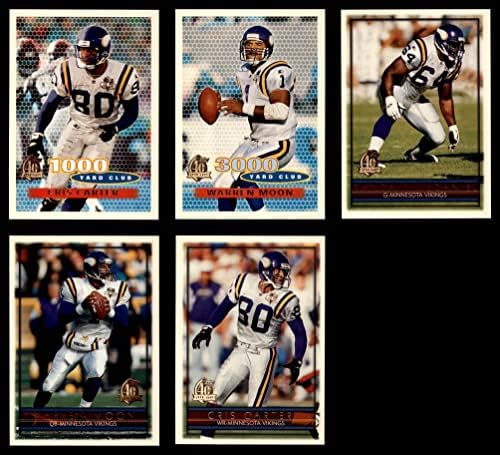 1996 Topps Minnesota Vikings quase completo conjunto de equipes Minnesota Vikings NM/MT Vikings