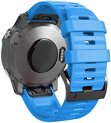 AMSH 26 mm 22mm Watch Watch Band para Garmin Fenix ​​7 7x 6x 6Pro Watch Silicone Easy Fit Wrist Band Strap for fenix 5x 5 3 3hr