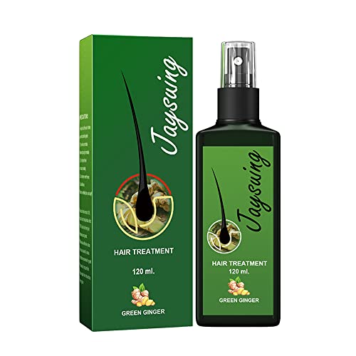 Spray de soro de regenharia de cabelo antigo indiano, spray de regenharia de cabelo verde de gengibre, spray de gengibre nutritivo