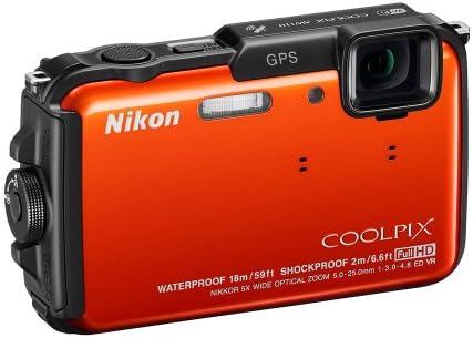 Nikon Coolpix AW110 Wi-Fi e câmera digital à prova d'água com GPS