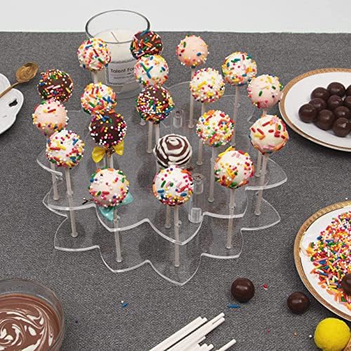 IPC Bolo Pop Pop Stand Lollipop Display Stand com 19 buracos Party Serving Candy Rack para festas de aniversário Halloween