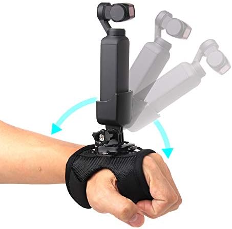 Cinto de pulso ajustável e acessório de alça do adaptador de suporte para DJI Osmo Pocket Gimbal Sobre o acessório de peça