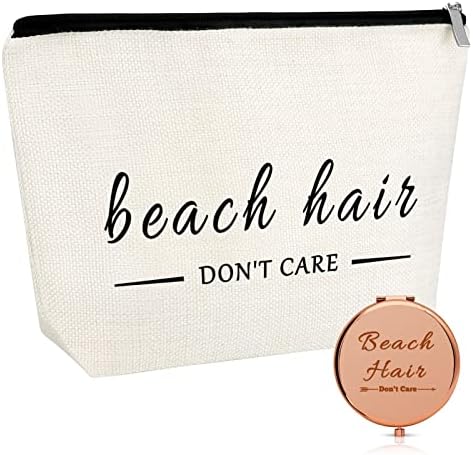 Bolsa de maquiagem com tema de praia Beach Beach Gift Beach Bag para feminino Bolsa cosmética Bolso de maquiagem de maquiagem de maquiagem