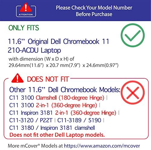 IPearl McOver Hard Shell Case para 11,6 Original Dell Chromebook 11 laptop de 210 ACDU