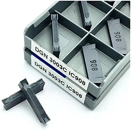 Corte de moagem de superfície DGN2002C IC908 DGN2002J IC908 Ferramenta de slotting DGN3003C IC908 DGN3003J IC908 ISCAR Original Cutting Insert: 10pcs)