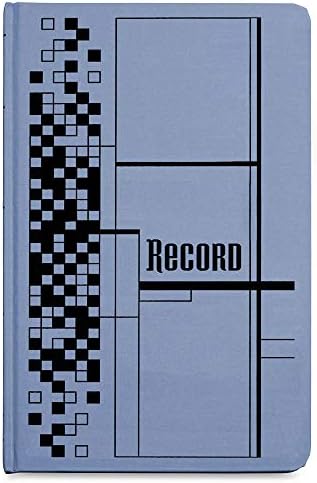 Adams Record Ledger, 7,63 x 12,13 polegadas, azul, 500 páginas