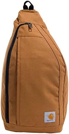 Carhartt Mono Sling Mackp, Unissex Crossbody Bag para viagens e caminhadas, Carhartt Brown