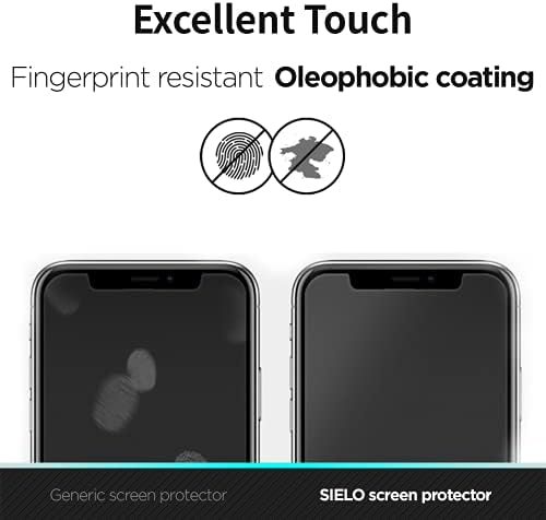 SIELO [3 PACK] Protetor de tela fosco de precisão coreana para iPhone 14 Pro Max, filme de papel de papel à prova de quebra [Anti