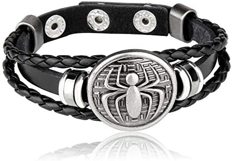 pulseiras de super -heróis caupvg Anime Spider Spider Room Bangle Anime