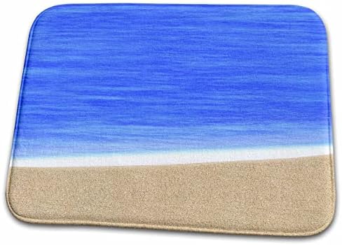 3drose ps praia - oceano azul - tapetes de tapete de banheiro