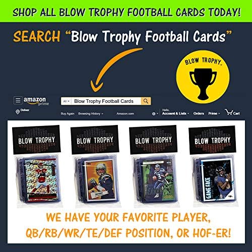 Blow Trophy Combine Tom Sticker Bundle, conjunto de 6 Profissões de futebol profissional Combine Tom Brady adesivos, campeão