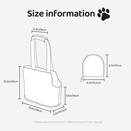 Transportadora de pet de pet-face de folhas mole