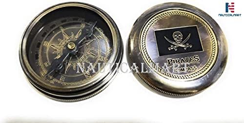 Brass Compass Pirates of Caribbean Jack Sparrow Pocket Pocket Antique Prese