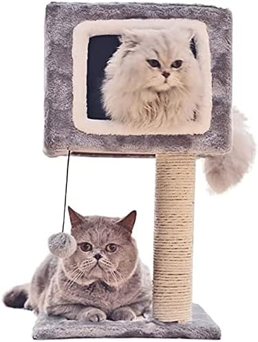 Haieshop Cat Tree Risping Post Tower Cat Double Deck Platform Toy Toy Cat Screting Board Cat Cat Post Cat Spalbing Frame Cat